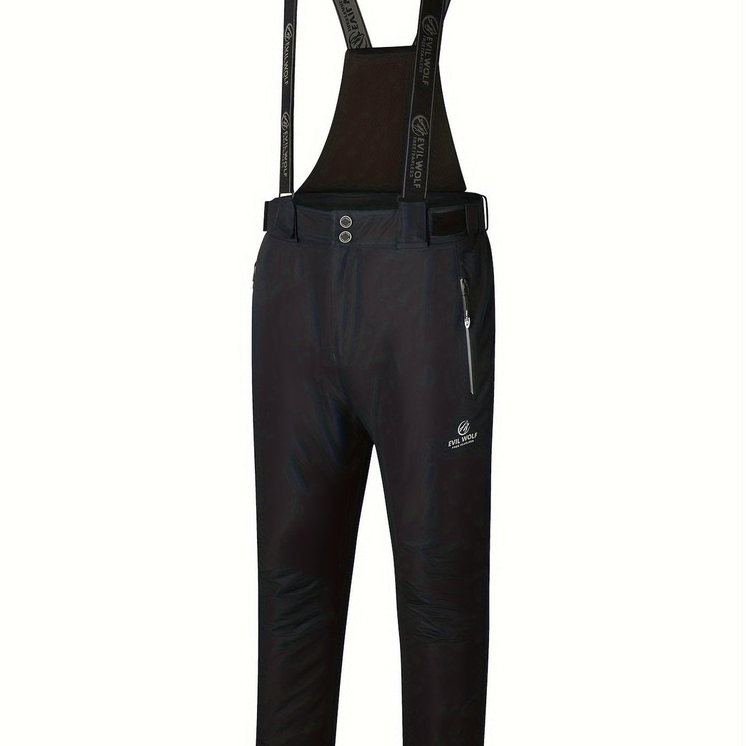 Matthias | Herren Thermo-Skihose – Mit Abnehmbaren Hosenträgern Meeresblau Decorique.de