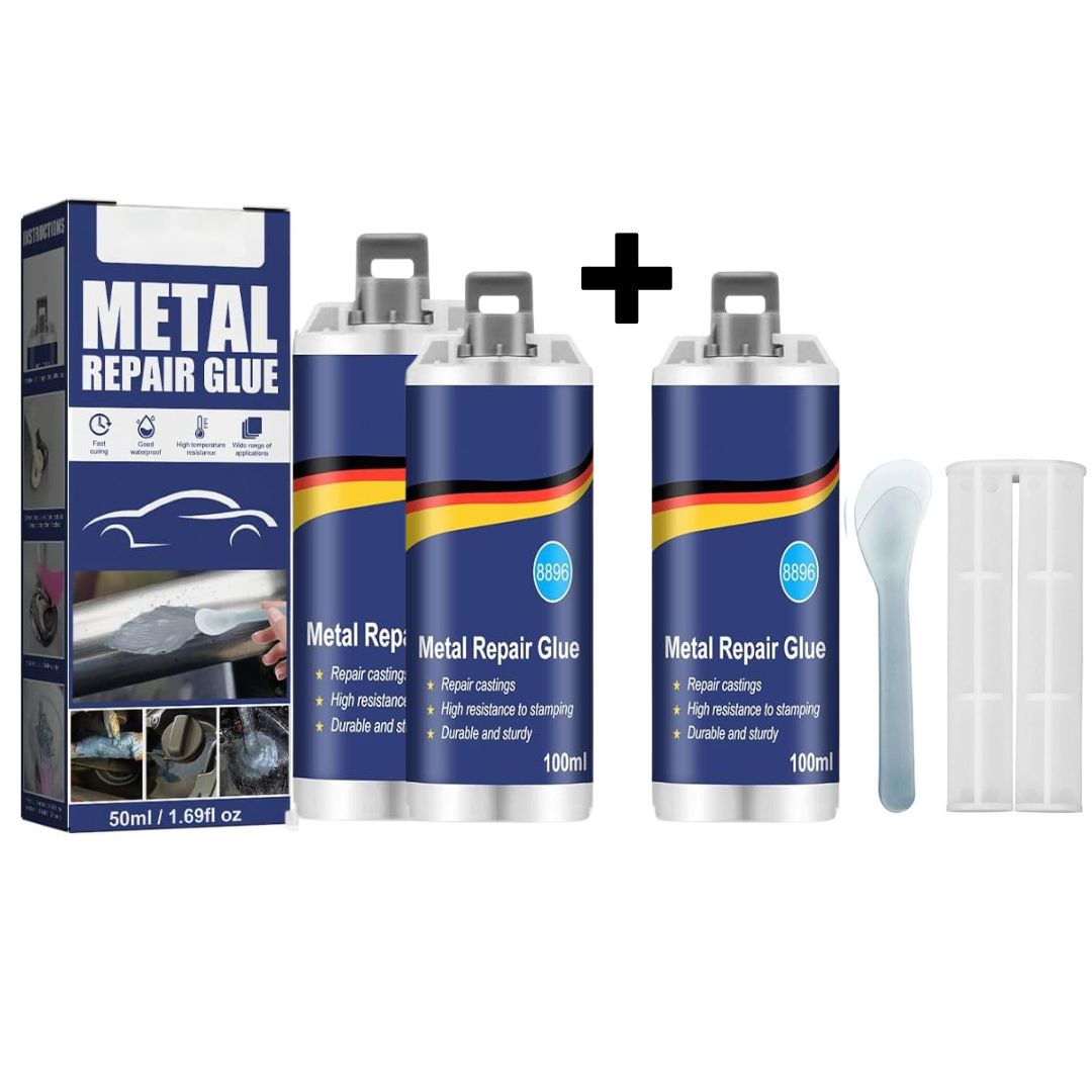 MetalBond | Metall Reparaturkleber für starke & hitzebeständige Verbindungen 2+1 GRATIS Decorique.de