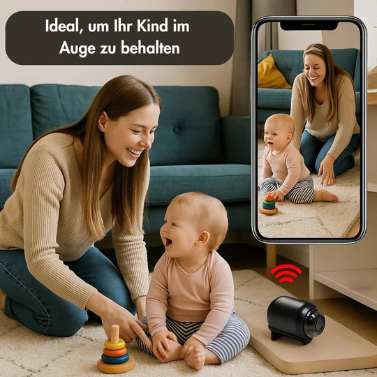 MiniGuard | Smarte HD-Minikamera mit App & Bewegungserkennung Decorique.de
