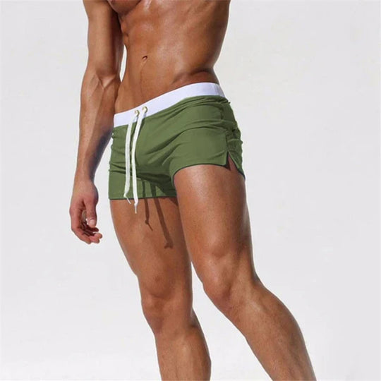 Nautico | Schnell trocknende Badeshorts | Herren ArmeeGrün Decorique.de