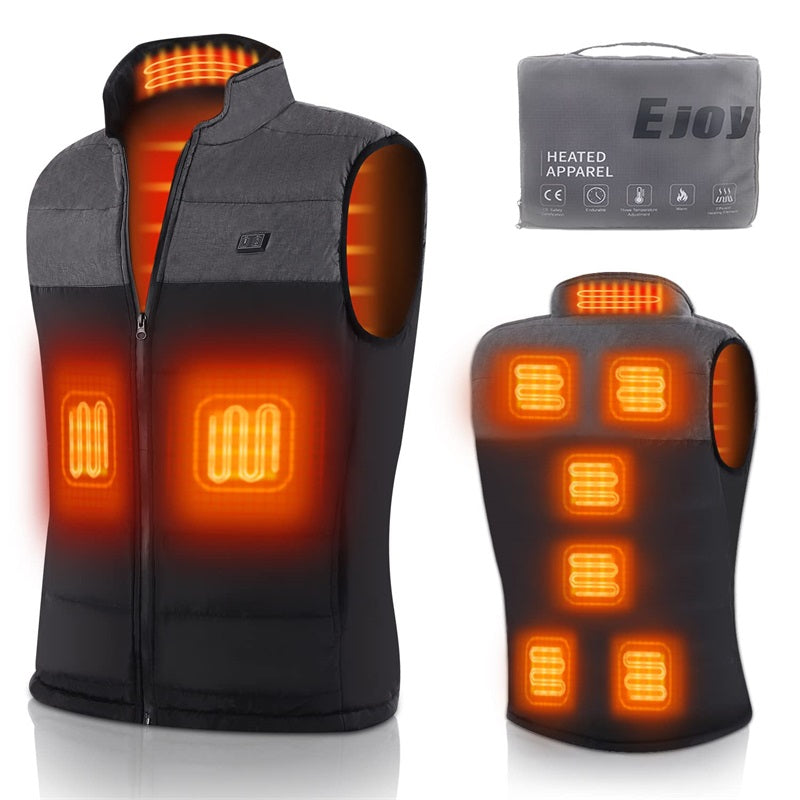Nilo | Intelligente Heizweste mit Graphen-Technologie | Herren Grau schwarz Decorique.de