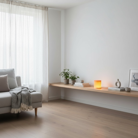 NoctiWood | Kreative Holz LED Touch Nachttischlampe Decorique.de