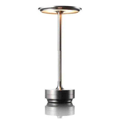 NordicaLight | Kabellose Luxus-Tischleuchte Silber Decorique.de