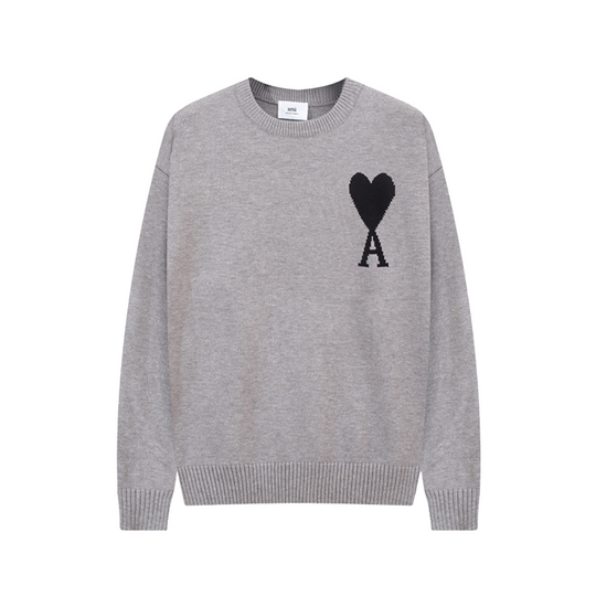 Orio | Damen-Pullover mit Herzmotiv – Stil & Komfort Grau Decorique.de