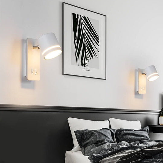 PivotLite | Dimmbarer LED-Wandstrahler mit Drehfunktion Weiß A - 3 Farben wechselbar (Warm Neutral Weiß) 230V Decorique.de