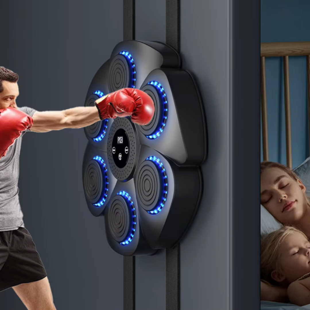 PowerStrike | Interaktive Musik-Boxmaschine für die ganze Familie Schwarz Decorique.de