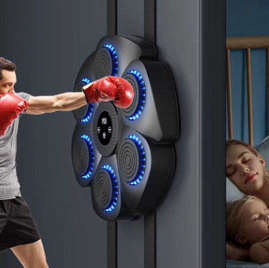 PowerStrike | Interaktive Musik-Boxmaschine für die ganze Familie Schwarz Decorique.de
