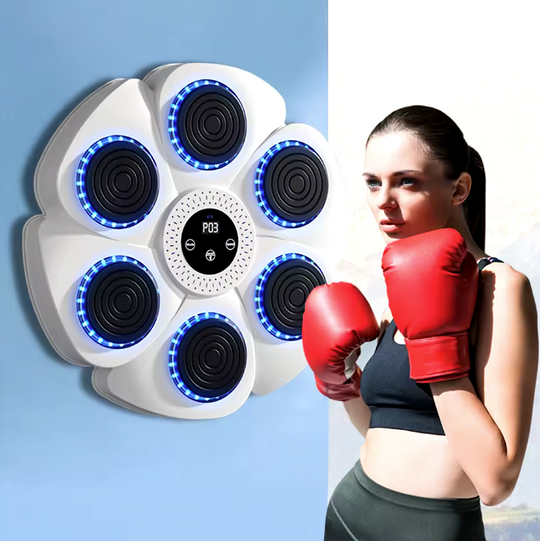 PowerStrike | Interaktive Musik-Boxmaschine für die ganze Familie Weiß Decorique.de