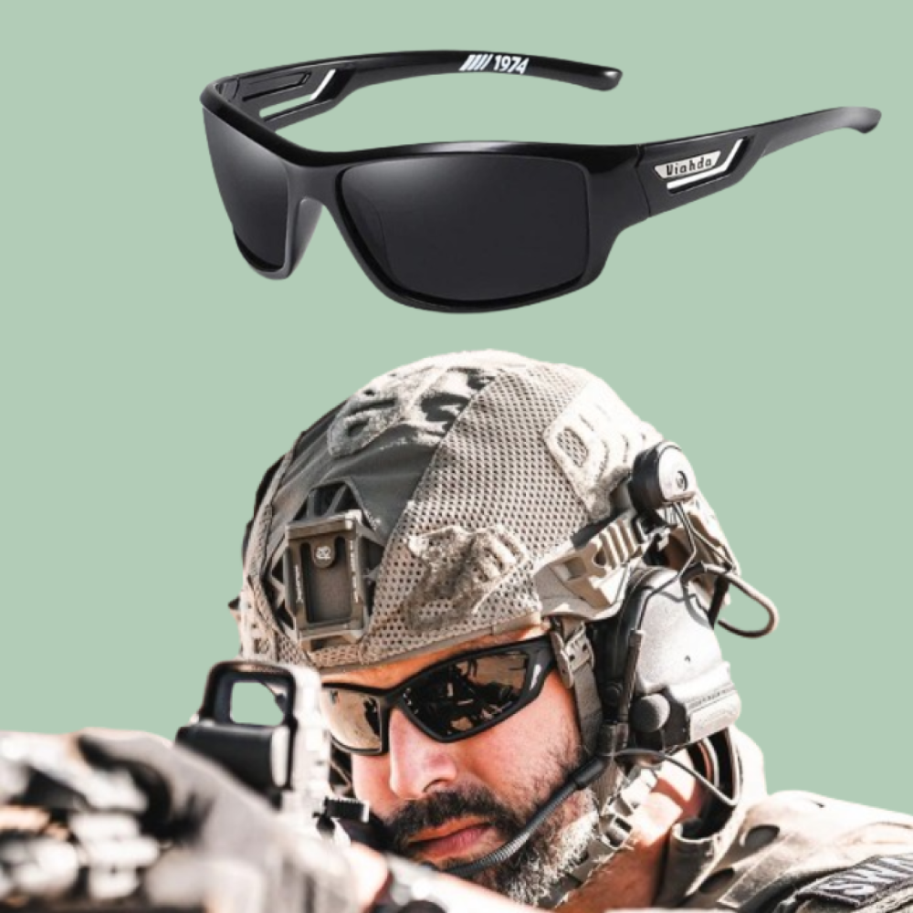 ProVision | Sonnenbrille – Polarisierte Angelbrille mit UV 400 Schwarz Decorique.de