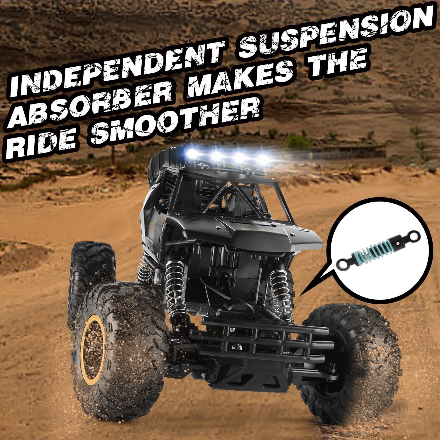 RC Monstertruck Kinder | 4x4 Offroad Fernsteuerung | RockStorm ...