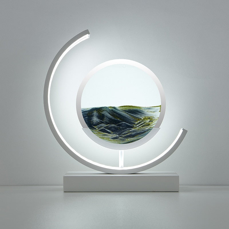 Sandlampe | Premium LED-Dekolampe Weiß Decorique.de