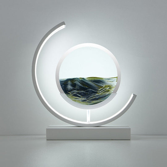 Sandlampe | Premium LED-Dekolampe Weiß Decorique.de