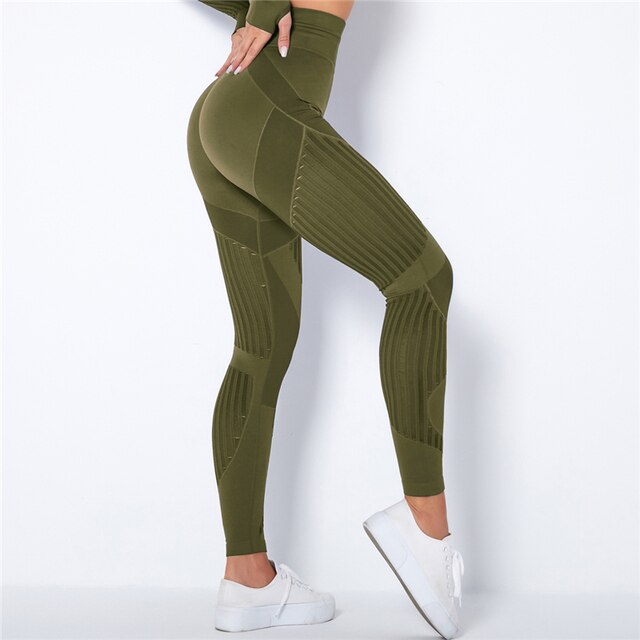 ShapeFit | Anti-Cellulite-Kompressions-Leggings Armeegrün Decorique.de