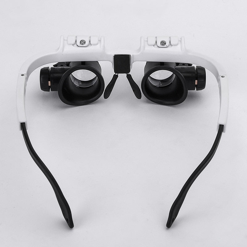 SharpSight | LED Lupenbrille - Helles Licht und einstellbarer Zoom Decorique.de