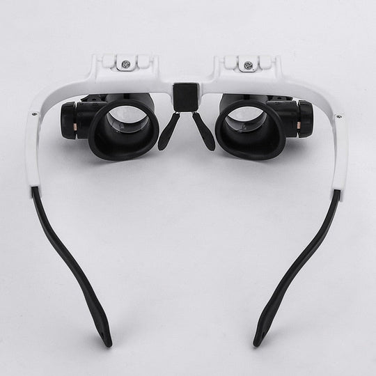 SharpSight | LED Lupenbrille - Helles Licht und einstellbarer Zoom Decorique.de
