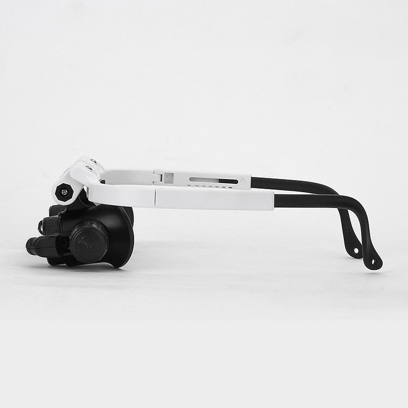 SharpSight | LED Lupenbrille - Helles Licht und einstellbarer Zoom Decorique.de