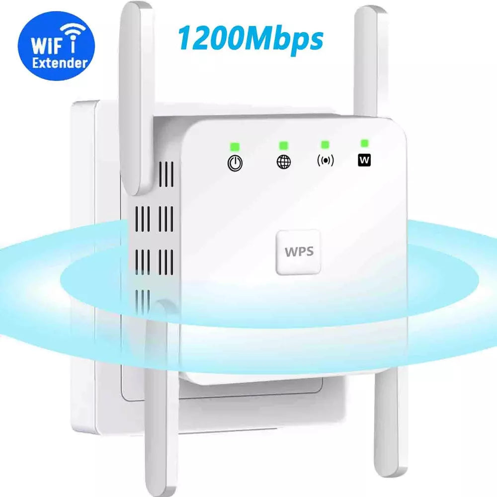 SignalBoost | 5G WiFi Repeater mit 1200Mbps & 4 Antennen Decorique.de