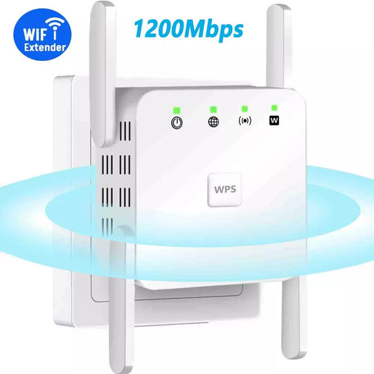 SignalBoost | 5G WiFi Repeater mit 1200Mbps & 4 Antennen Decorique.de