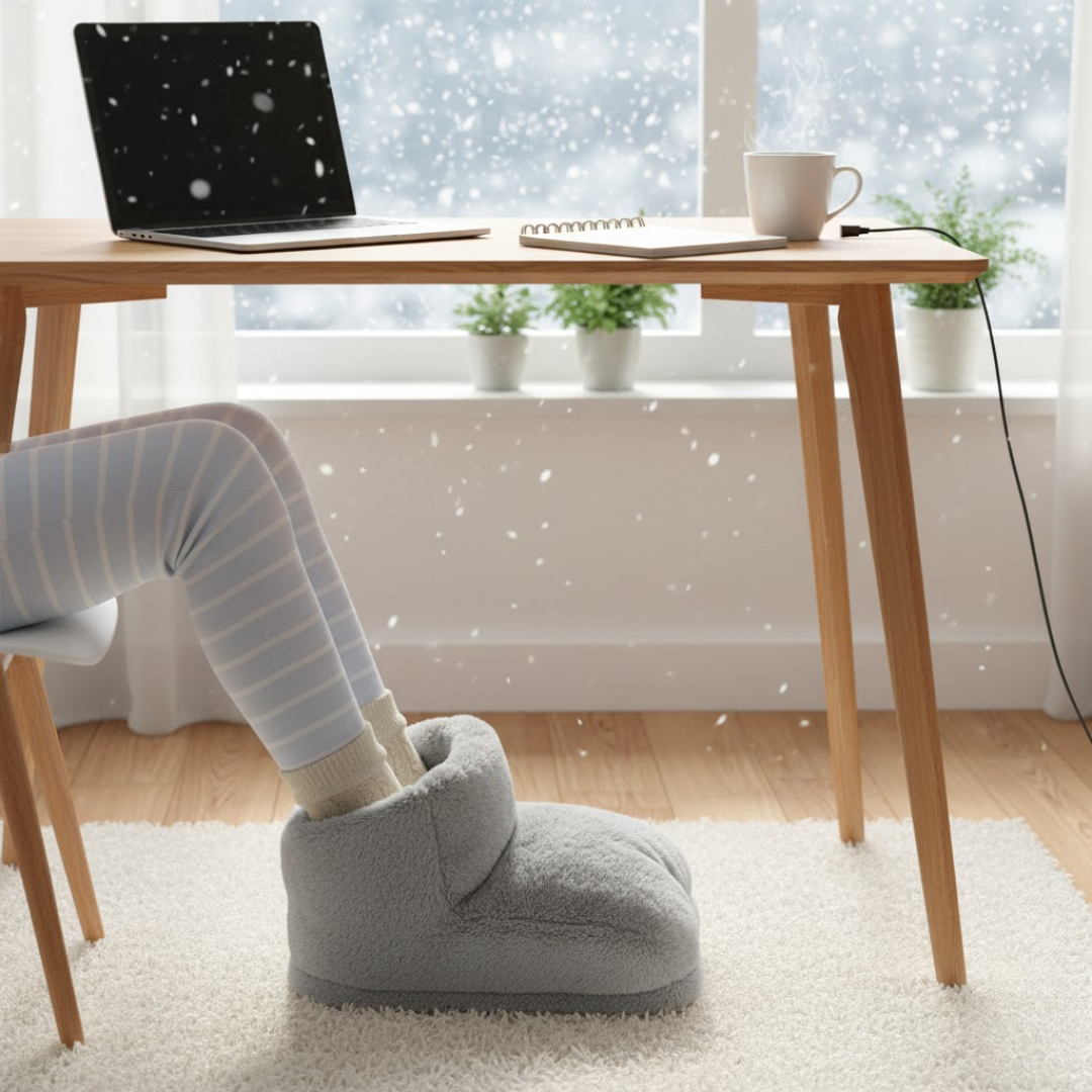 SnoozeFeet | Drahtloser Elektrischer Fußwärmer mit 3 Heizstufen Decorique.de