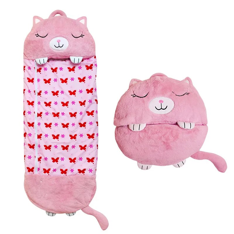 SnugPouch | Schlafsack und Kuscheltier für ruhige Nächte Katze Decorique.de