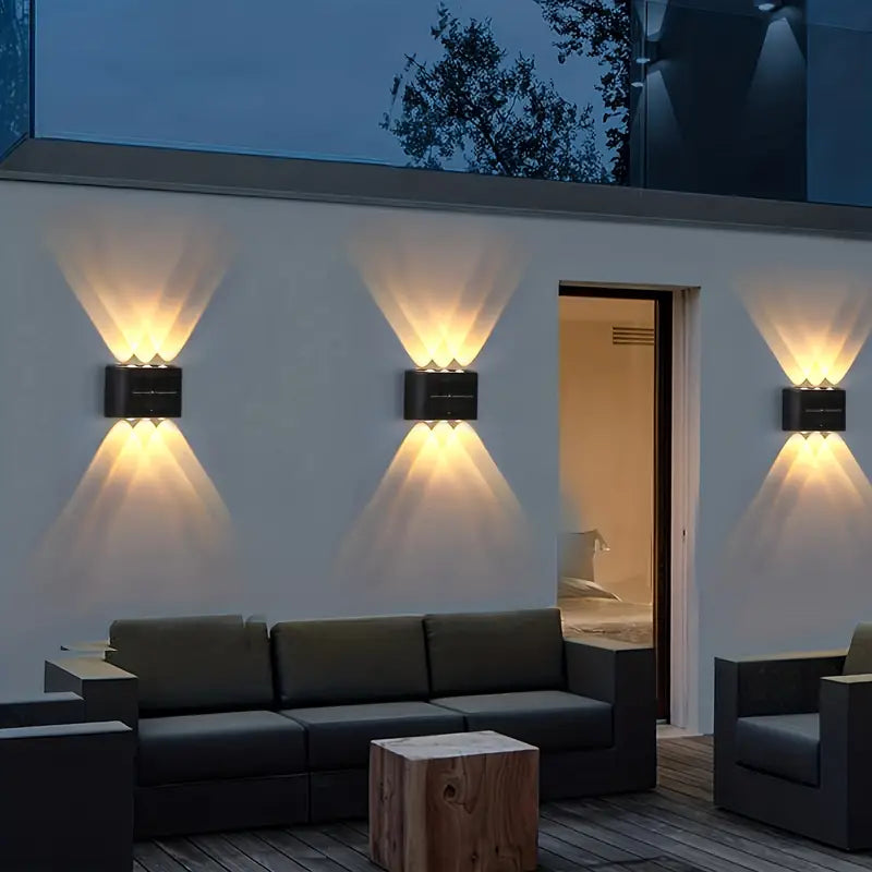 SolarGlow | Nachhaltige & Vielseitige Außenwandleuchte Decorique.de