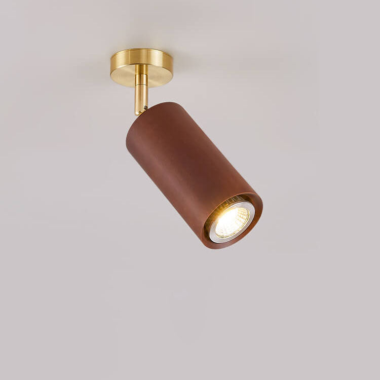 SpotLuxe | Elegante LED-Spots auf Walnussschiene Decorique.de