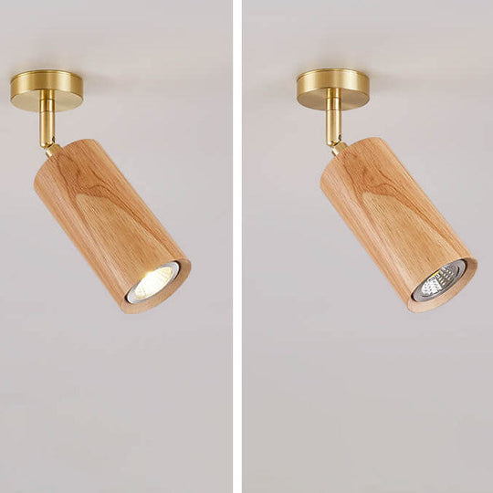 SpotLuxe | Elegante LED-Spots auf Walnussschiene Decorique.de