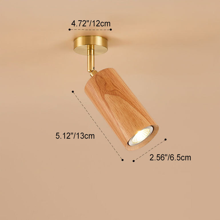 SpotLuxe | Elegante LED-Spots auf Walnussschiene Decorique.de