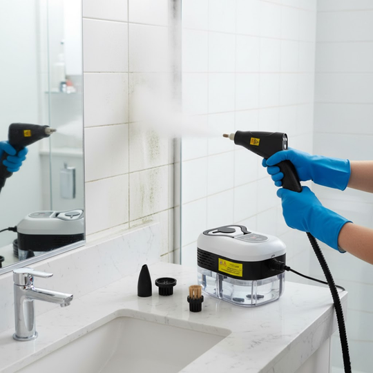 SteamMax | 2500W Hochdruck-Dampfreiniger mit Handschuhen Decorique.de