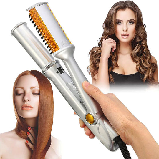 StylePro | Professioneller 2-in-1 rotierender Haarglätter-Bürste Decorique.de