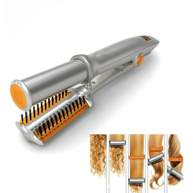 StylePro | Professioneller 2-in-1 rotierender Haarglätter-Bürste Decorique.de
