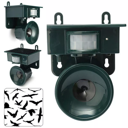 TerraGuard | Wetterfester Vogelvertreiber mit PIR & Solarenergie Decorique.de