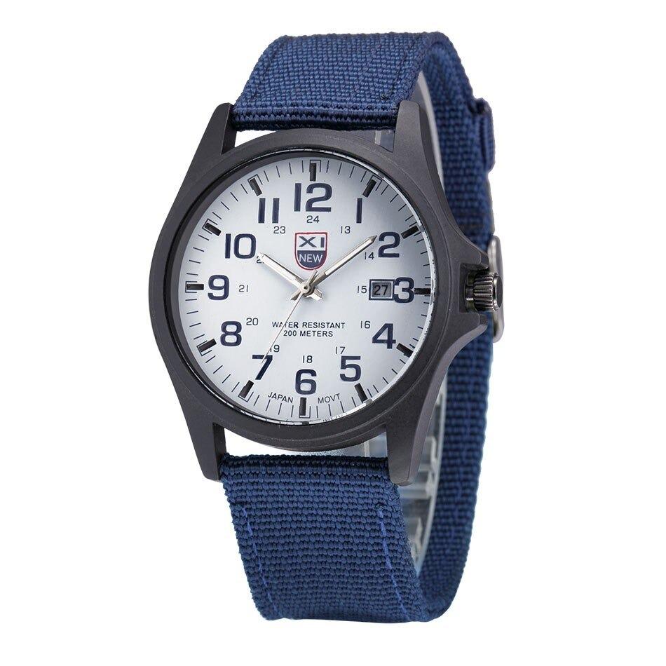 TimeForce | Robuste, vom Militär inspirierte Armbanduhr Blau Decorique.de