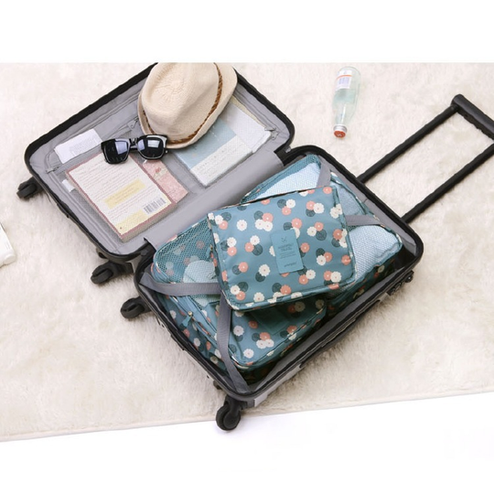 TravelEase | Wasserabweisende Reise-Kosmetiktasche mit Haken Decorique.de