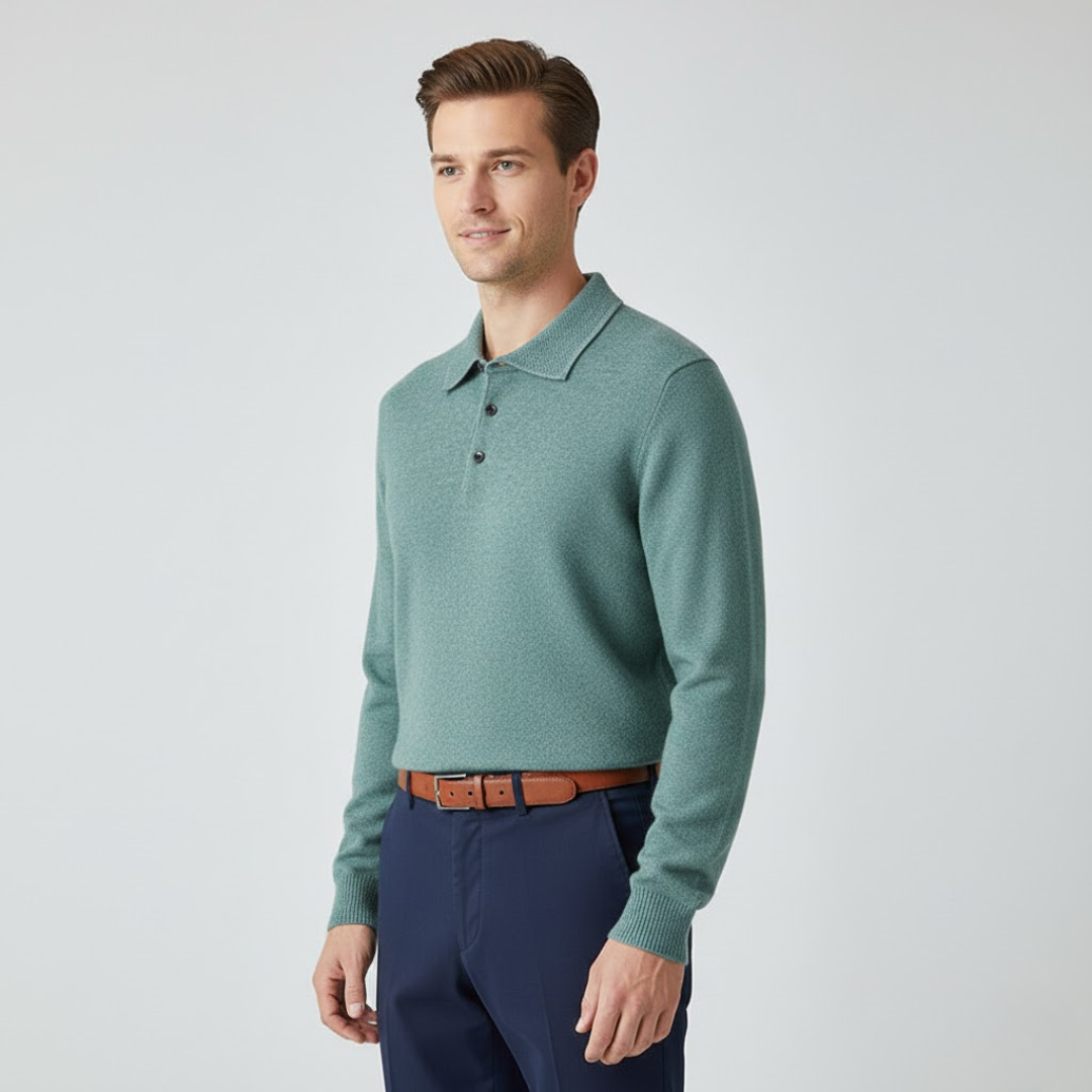 Valerio | Kaschmir Poloshirt – Eleganz in Reinform Decorique.de