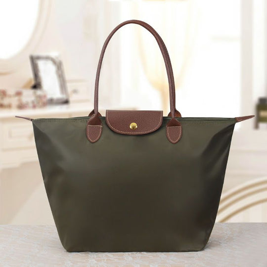 VeraTote | Oxford Schultertasche – Schick & Langlebig Grün Decorique.de