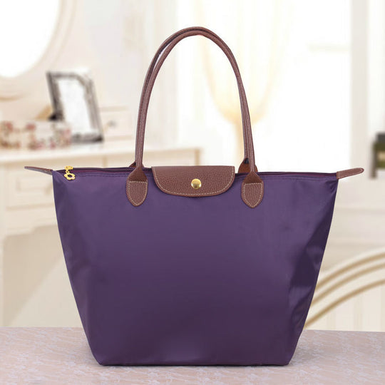 VeraTote | Oxford Schultertasche – Schick & Langlebig Lila Decorique.de